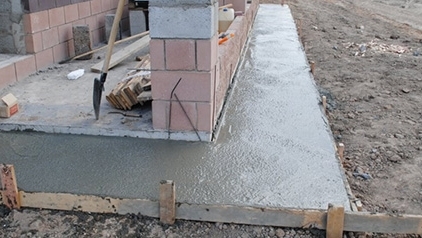 фото бетон для отмостки