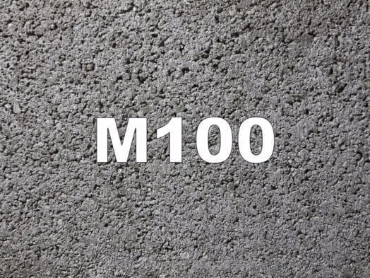 Изображение бетона марки м100