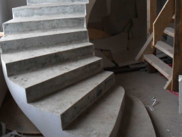 фото бетон для лестниц